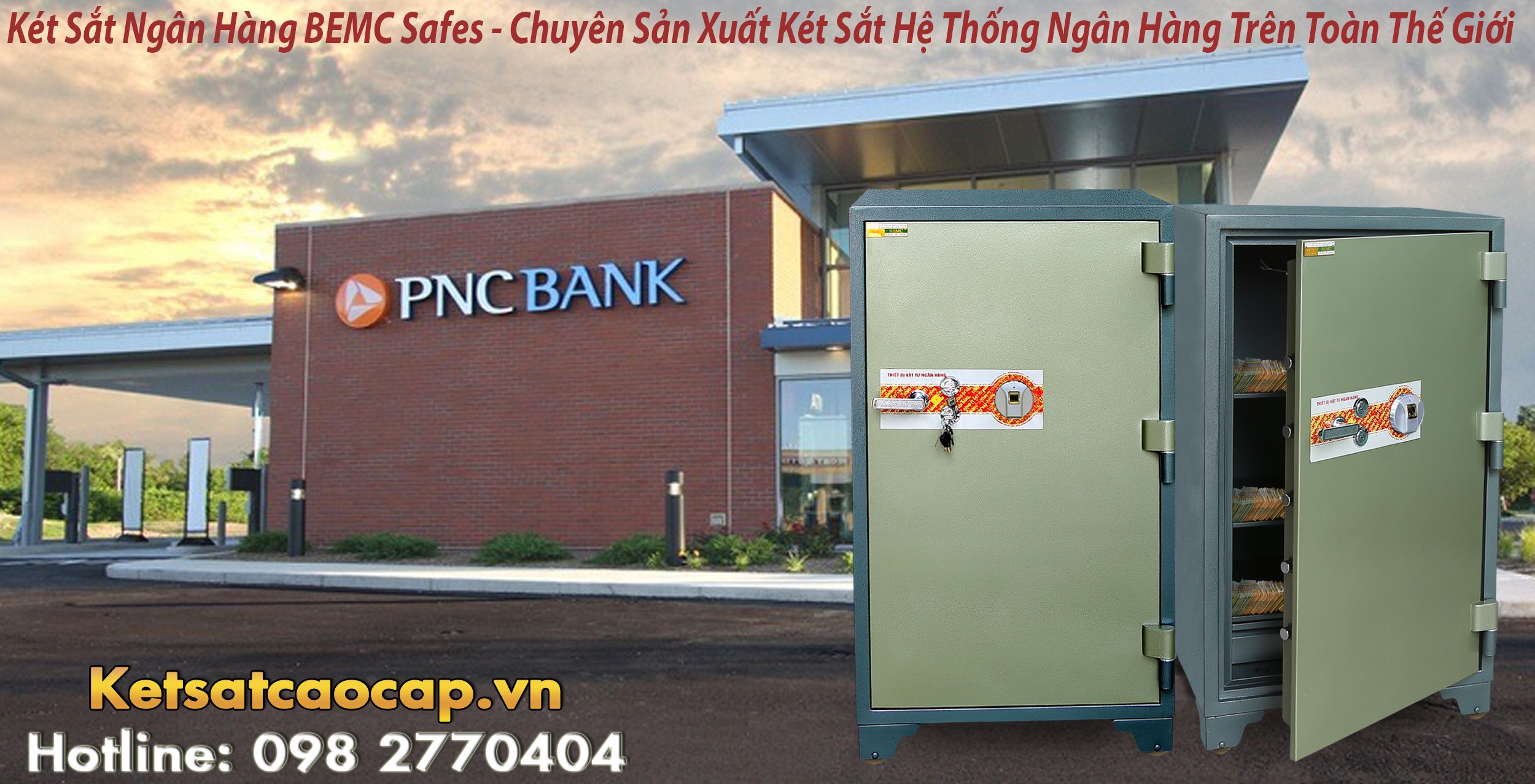 hình ảnh sản phẩm Két Sắt Vân Tay Bank Safes BEMC K250 F Két Được Sử Dụng Nhiều Nhất VN